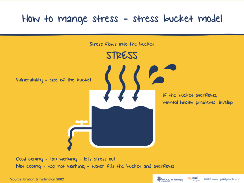 How to manage stress - stress bucket model